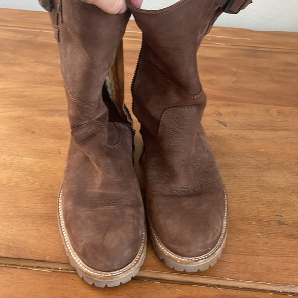 Hunter Men\'s Brown Leather Boots Size 9